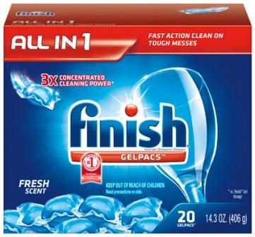 FINISH® GelPacs® All In 1 - Fresh 